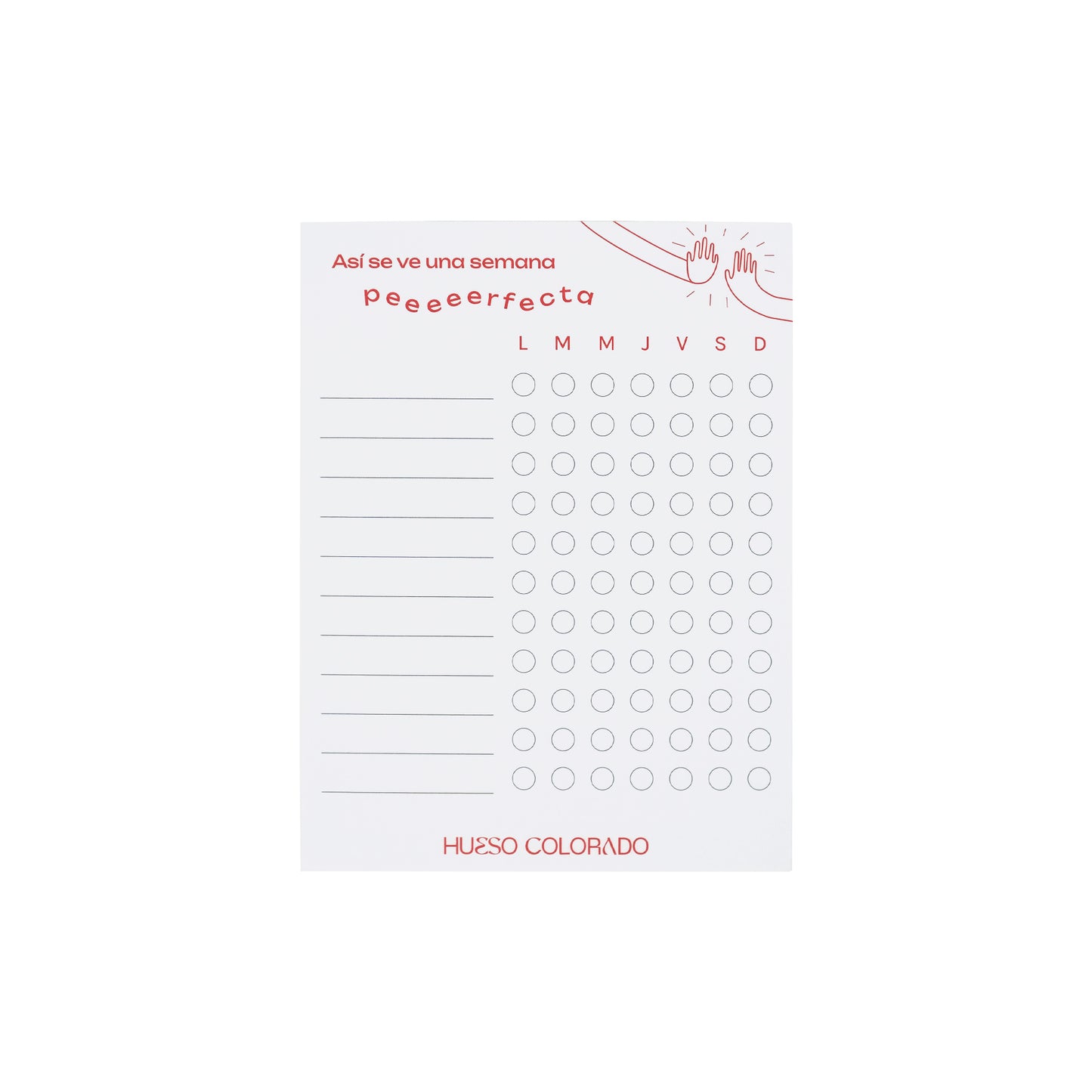 Mis Hábitos - Note Pad